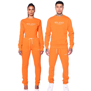 Survêtements de jogging pour hommes à col rond personnalisés avec logo, vente en gros, taille plus, ensemble pour femmes, costumes de créateur, survêtements ajustés, vente chaude - Product Image 3