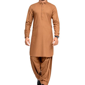 Mejor diseño de secado rápido transpirable Salwar Kameez traje hombres Shalwar Kameez 2024 alta calidad personalizado hombres Salwar Kameez Kurta - Product Image 1