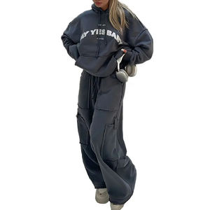 2025 Survêtements Baggy Femme Survêtement Ensemble Personnalisé Meilleure Qualité Lourd Baggy Survêtements PAR AMAZING INDUSTRIES - Product Image 1