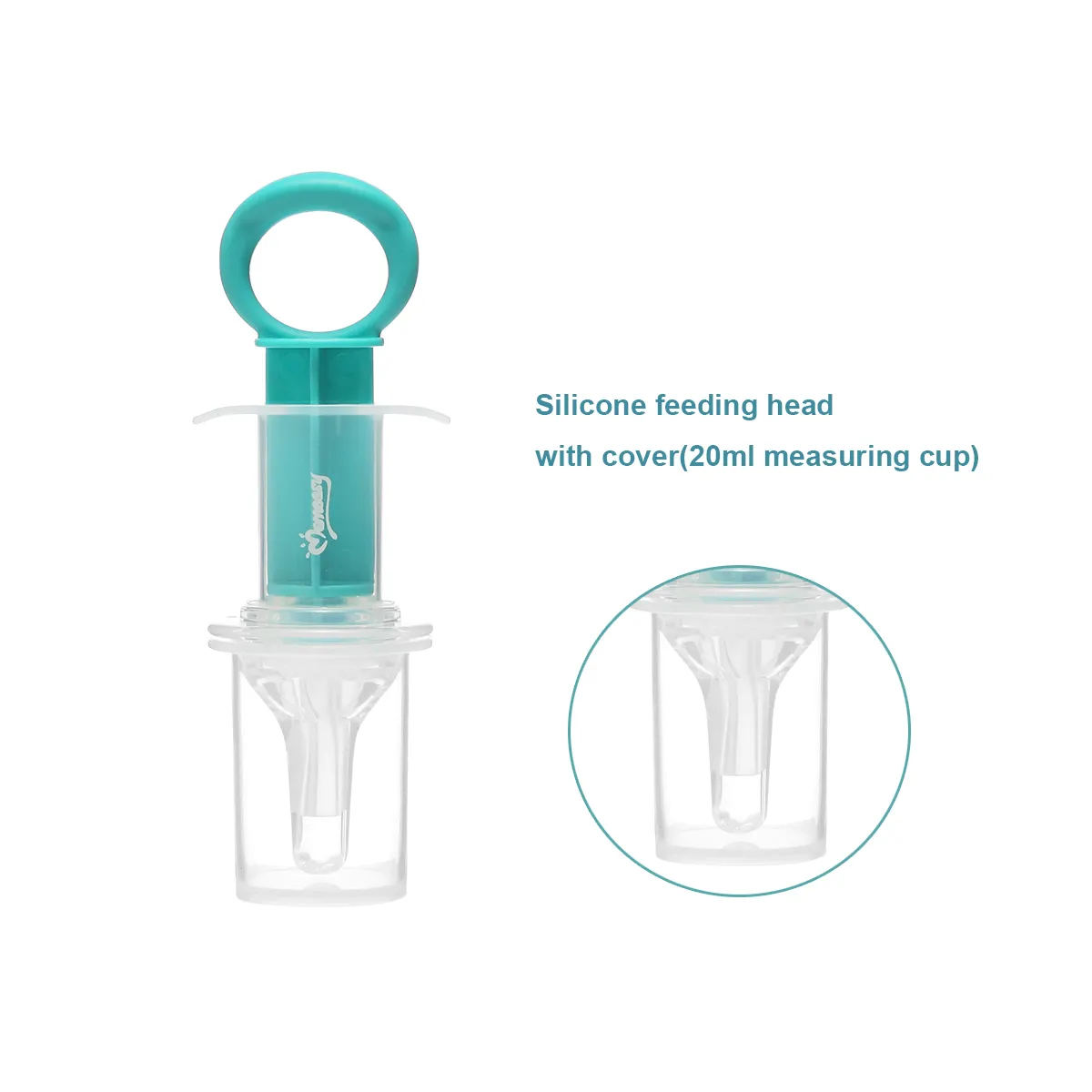 Popular Good Quality Food-grade Baby Medicine Dispenser Baby Food Dispenser With Silicone Feeding Head