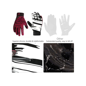 Gants de football américain de haute qualité OEM Concevez votre propre logo personnalisé imprimé meilleurs prix Gants de football américain - Product Image 4