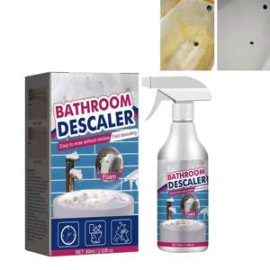 Limpiador desincrustante líquido ecológico para baño, elimina manchas difíciles, cal y suciedad en cabinas de ducha, en aerosol. - Product Image 1