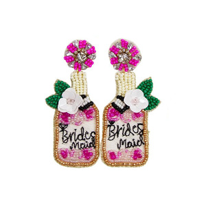 New Fashion Women's Christmas Earrings Ethnic Gold/Silver Plated Silk <b>Thread</b> Crystal Rhinestone <b>Beaded</b> Jewelry Best Gift Idea - Product Image 5