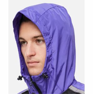 Veste de pluie imperméable coupe-vent veste de neige automne hiver extérieur fermeture éclair veste de pluie imperméable col montant coupe-vent - Product Image 6