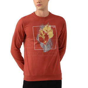 Sweat-shirt pour homme avec ourlet et poignets côtelés pour un look streetwear décontracté au quotidien Sweat-shirt classique pour homme - Product Image 1