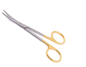 High Quality Manual Curved Straight Medical Scissors German Stainless Steel 420J2 TC McIndoe <b>Basis</b> <b>Surgical</b> <b>Instruments</b> - Product Image 1