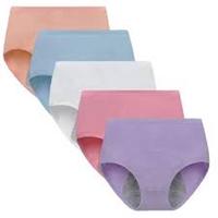Ropa Interior Reutilizable para la Menstruación, Bragas de Algodón para Mujer, Sexy, Sin Costuras, de Cintura Baja, Suaves