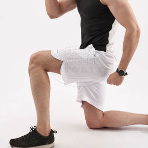 Pantalones Cortos Deportivos Premium para Hombre, de Tela No Tejida, para Entrenamiento, Fitness y Uso al Aire Libre, Diseño Elástico de Secado Rápido - Product Image 6