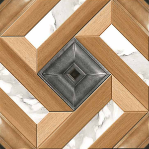 กระเบื้องเซรามิกโนวัคจากอินเดียรุ่น5155 600*600มม. พื้นผิวซาตินด้านดีไซน์น่าดึงดูด - Product Image 5