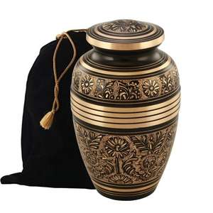 Urna de recuerdo de cremación de aluminio de hermoso diseño con servicio personalizado disponible a bajo precio desde India - Product Image 3