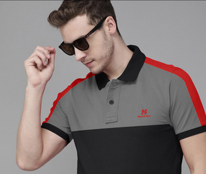 T-shirts polo pour hommes 100% coton respirant OEM imprimé nouveau style de haute qualité vente en gros - Product Image 3