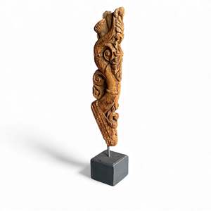 Support en bois antique pour connecteurs et supports d'étagères - Product Image 3