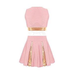 Ensembles de Cheerleading adultes de qualité supérieure uniformes légers de couleur unie - Product Image 2