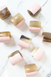 Servilleteros de Cuerno de Búfalo, Porta Servilletas Redondos para Hoteles de Lujo, Restaurantes y Mesas de Boda, Alta Calidad - Product Image 4