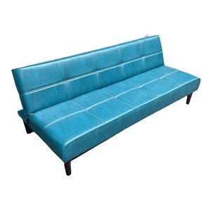 Turquoise 1.7m BNS2021D <b>Convertible</b> Reclining <b>Sofa</b> <b>Bed</b> Modern Minimalist Design for Living Room Use - Product Image 3