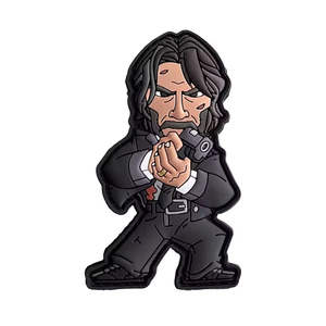 Patchs en caoutchouc PVC de haute qualité avec logo personnalisé, avec boucle et paillettes, impression personnalisée, couture - Product Image 2