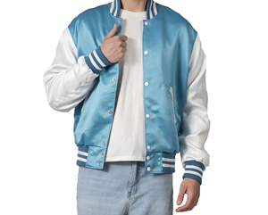 Chaqueta de béisbol universitaria bordada personalizada para hombres, perfecta para equipos - Product Image 1