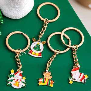 พวงกุญแจโลหะรูปการ์ตูนซานตาคลอสสุดสร้างสรรค์สำหรับเป็นของขวัญคริสต์มาส - Product Image 2