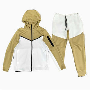 Conjunto Deportivo de Alta Calidad 100% Poliéster, Pantalón y Sudadera con Cremallera, Impermeable, Informal, para Invierno, para Hombre - Product Image 3