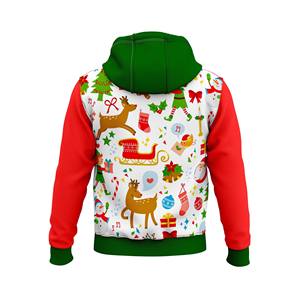 <b>White</b> Hoodies Custom OEM&ODM Logo Wool Blend Knit <b>Hoodie</b> Zip Knit Cardigan <b>Men's</b> Jacquard <b>Hoodie</b> - Product Image 2