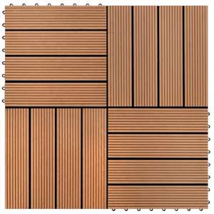Azulejos de madera de acacia y superficie de teca, A/C, se pueden usar tanto en interiores como al aire libre - Product Image 1