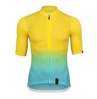 Maillot de cyclisme unisexe professionnel, fermeture éclair intégrale, léger, respirant, design unique, maillots personnalisables avec nom d'équipe, adultes, 100% polyester