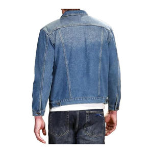 Top 2025 veste en jean légère pour hommes en détresse veste en jean confortable et haute performance hommes couverts de boutons - Product Image 6