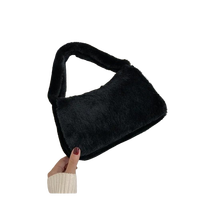 Sac fourre-tout en peluche tendance et abordable en gros, sac de voyage portable réutilisable