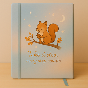 สมุดโน้ต LABON Fox ลายเมฆและคำคมสร้างแรงบันดาลใจ อบอุ่นและเยียวยา  ทำทีละขั้นตอน  จดบันทึกความรู้สึกและจิตใจอย่างมีสติ - Product Image 2