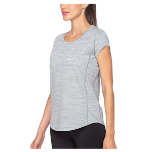 Camiseta deportiva de cuello redondo personalizada para mujer al mejor precio, camiseta de sublimación para correr para mujer - Product Image 4