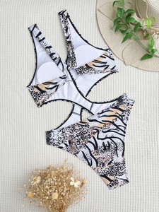 Nuevo Traje de Baño de Una Pieza Personalizado al por Mayor para Mujer 2026, Top de Bikini con Espalda Descubierta, Traje de Baño Sexy para Mujer, Conjunto de Bikini Estampado - Product Image 4