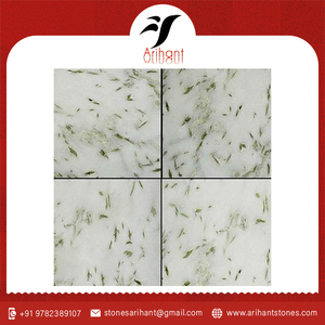 Azulejo de mármol blanco de moda moderno y losa grande Superficie pulida de color personalizada Diseño elegante para piso a un precio razonable - Product Image 2