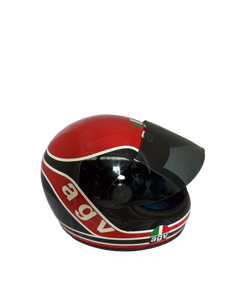 Viseras FK, visera de casco Vintage negra ahumada compatible con AGV KR 2000, a prueba de arañazos, 1,5mm - Product Image 2