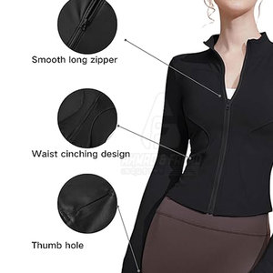 Veste de golf tricotée pour femme, séchage rapide, respirante, en polyester/nylon écologique, pour l'entraînement de golf et les activités de plein air 2026 - Product Image 2
