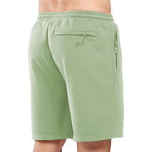 men <b>fleece</b> <b>shorts</b> soft cotton lounge casual elastic waistband summer gym training relaxed fit apparel - Product Image 2