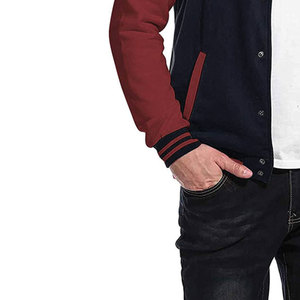 Chaquetas universitarias clásicas de lana para hombre para personalización de marca chaquetas universitarias bordadas para minoristas de moda - Product Image 6