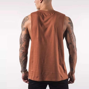 เสื้อกล้ามออกกำลังกายเล่นยิมสำหรับผู้ชายเสื้อสายสตริงเกอร์แบบลำลองสไตล์ระบายอากาศได้ดีติดโลโก้ได้ตามต้องการ - Product Image 3