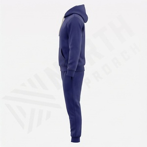 Conjunto Deportivo Premium de Nailon con Cierre, Chándal Holgado de Algodón, Traje Deportivo con Logotipo Personalizado para Hombre, 100% Algodón, Ropa Deportiva para Gimnasio - Product Image 3