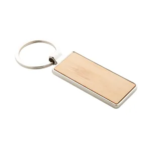 Portachiavi in Bambù Sostenibile per Regali Eco-Consapevoli - Product Image 2