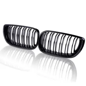 hot selling double line kidney grill for BMW 3 Series E46 4 Door sedan 2002-2005 3 Color M Styling Touring facelift grille