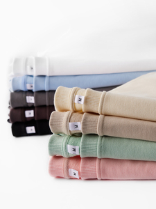 Jersey de algodón de alta calidad, sudadera personalizada de felpa en blanco para correr, cuello redondo, invierno, ganchillo, OEM, sudaderas con capucha al por mayor, envío DDP - Product Image 4