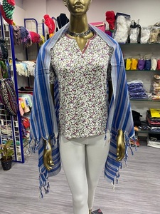 100% Cotton Fouta Pareo Shawls Customizable Designs Sizes Materials Skin-Friendly European-American Style Packaged India Mumbai - Product Image 2
