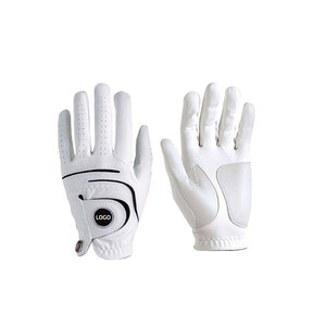 Prix bas quantité minimale de commande pas cher gants de golf professionnels homme dame gants de golf Logo personnalisé meilleure qualité en cuir de mouton gants de golf - Product Image 4
