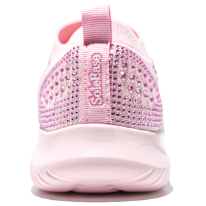 <span class=keywords><strong>Zapatillas</strong></span> Deportivas Ligeras e Impermeables para <span class=keywords><strong>Mujer</strong></span>, con Pedrería, Elásticas, Tejidas, Brillantes, Casuales, para Fiesta y Caminar - Product Image 3