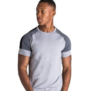 Ropa Deportiva informal para hombre, camiseta lisa ajustada de bambú, personalizada, para gimnasio y Fitness, nueva - Product Image 5