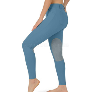 Pantalones de montar a caballo con estampado multicolor para hombre, mallas ecuestres de poliéster Spandex para montar a caballo - Product Image 1