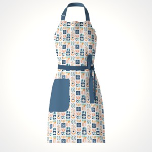 Delantal de Cocina de Algodón Suave para Uso Diario, Ajuste Ajustable, Bolsillos Funcionales, Perfecto para Cocinar, Manualidades y Jardinería - Product Image 2