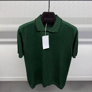 T-shirt décontracté uni pour homme en coton respirant et écologique à manches courtes et col rond, personnalisable OEM/ODM avec logo sur le devant et marque privée, grandes tailles - Product Image 1