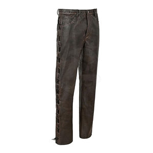Pantalon en cuir léger pour hommes en vente Vêtements décontractés Pantalon en cuir pour hommes de qualité supérieure - Product Image 1