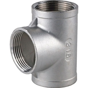 ข้อต่อทีฟิตติ้งเกลียวในสปริงเกอร์ 90 องศา สแตนเลส NPS=1?307 แพ็ค 10 ชิ้น - Product Image 1